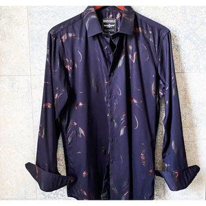 BARABAS Mens Button Down‎ Abstract Luxury Shirt True Philosophy XXL Designer